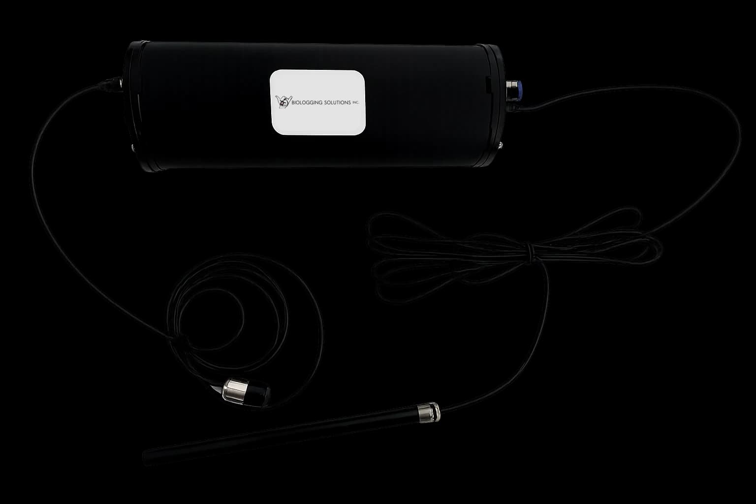 The LoggLaw NAD-W set: pressure-housing unit, hydrophone, and antenna